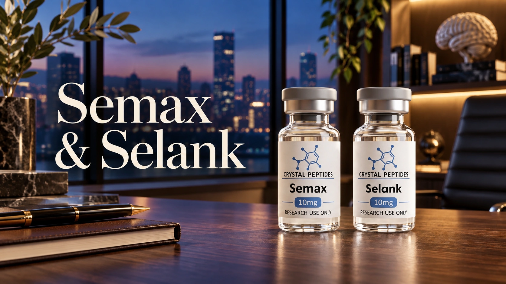 Semax y Selank: investigación de péptidos cognitivos
