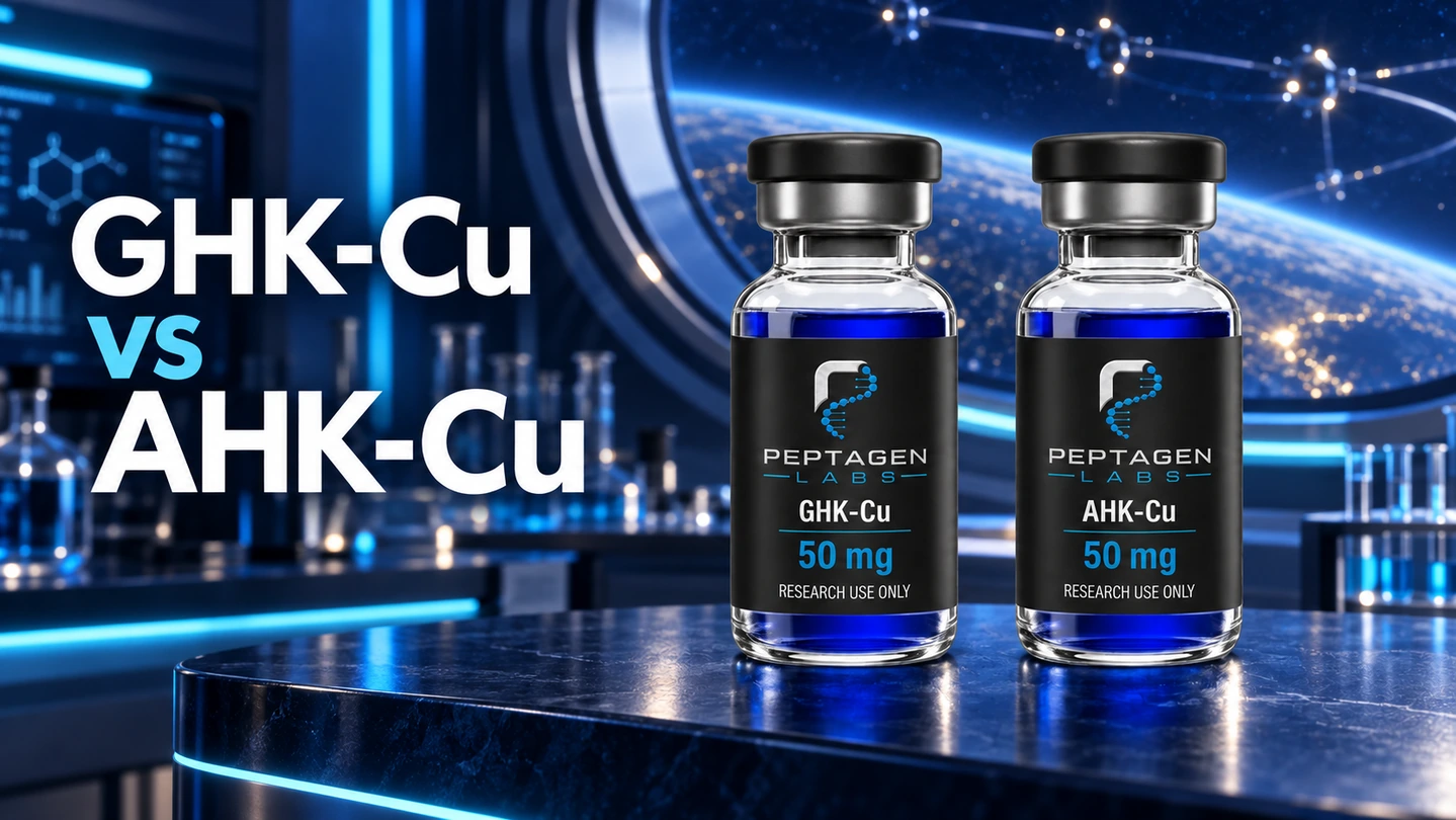 GHK-Cu y AHK-Cu: ¿Qué cambia cuando cambia un aminoácido?