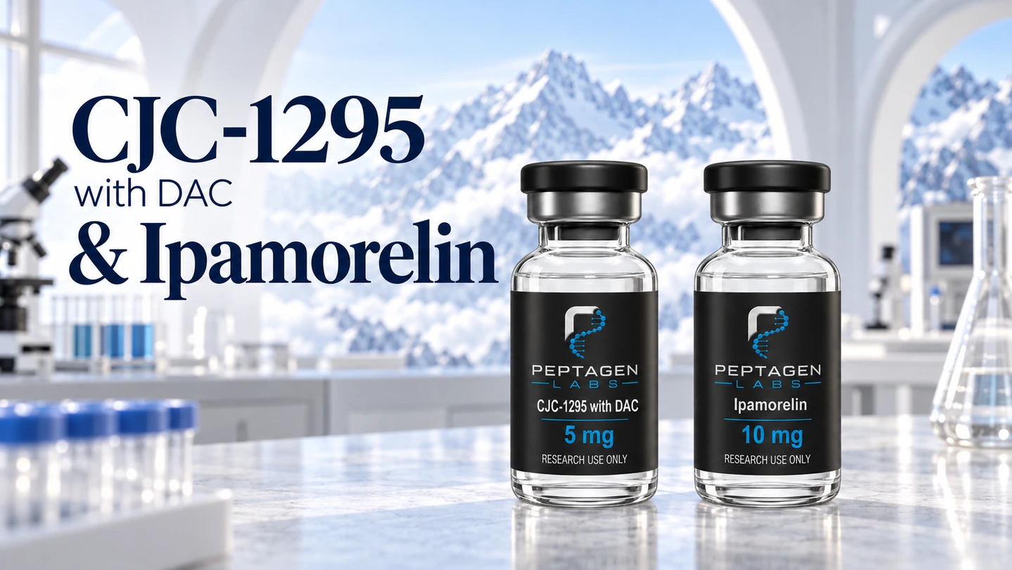 CJC-1295 e Ipamorelin: investigación de secretagogos de la hormona del crecimiento