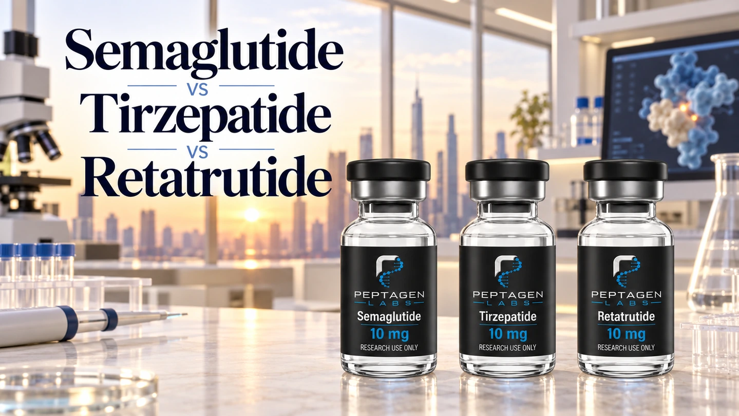 Semaglutida, tirzepatida y retatrutida: agonismo de receptor único, doble y triple