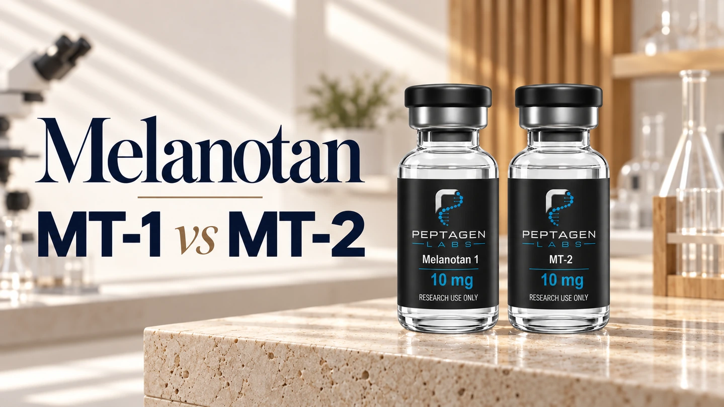 Melanotan MT-1 vs MT-2: Estructura, evidencia y estatus regulatorio